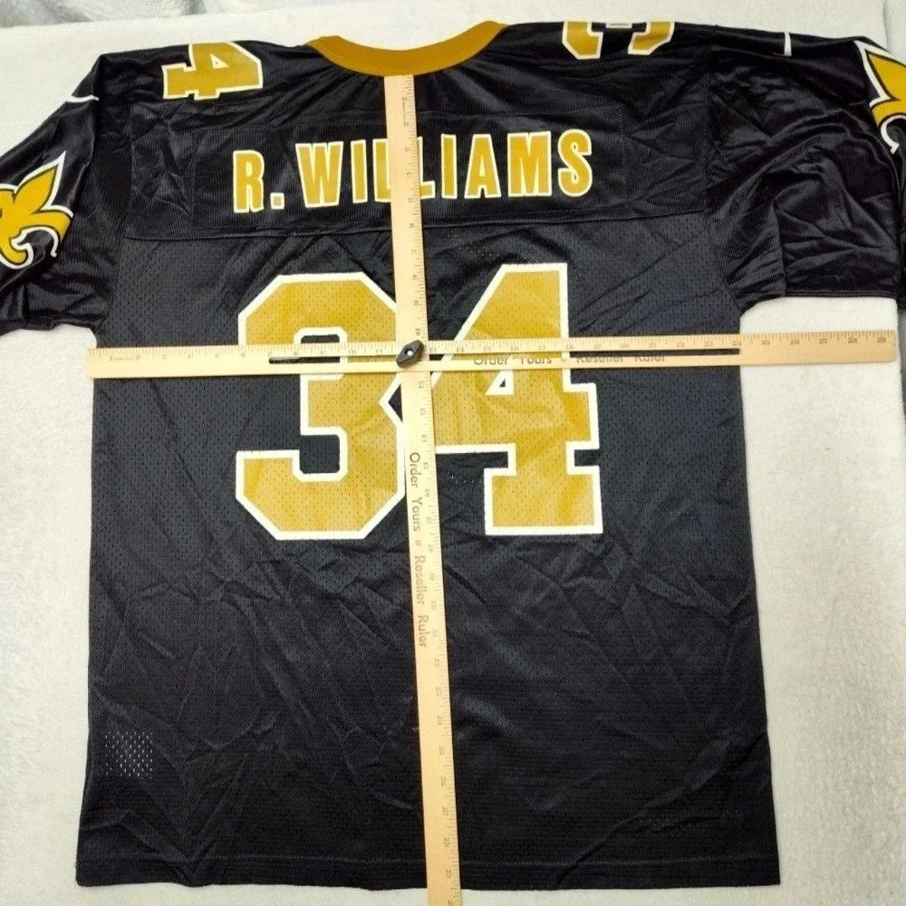 New Orleans Saints Ricky Williams Nike Jersey Mens L Black NFL Football Vintage